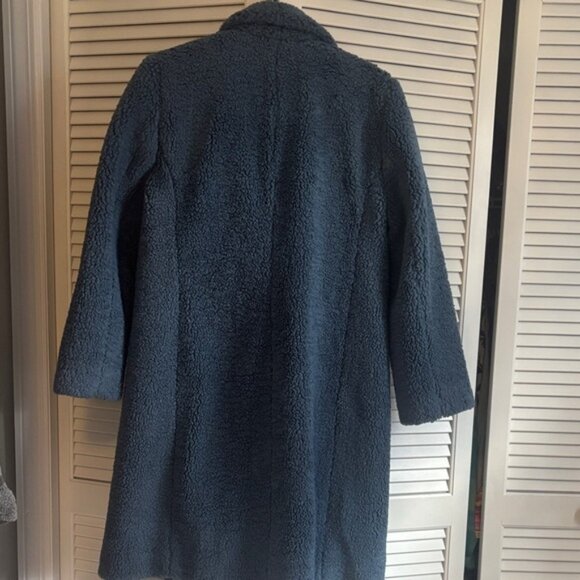 LOFT Plush Navy Teddy Jacket - Picture 6 of 10